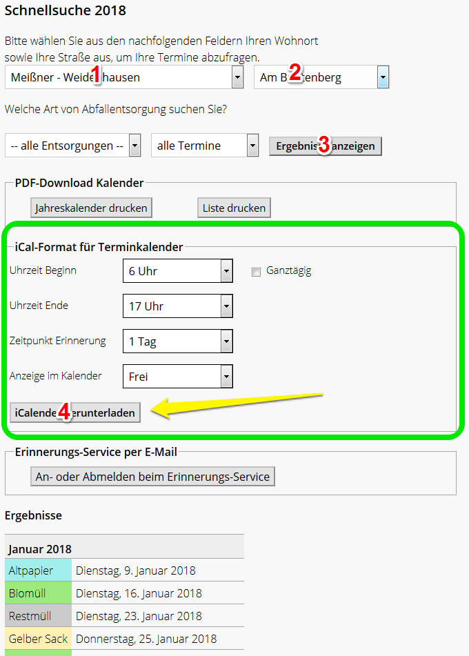 Ical Erlaeuterung Iii